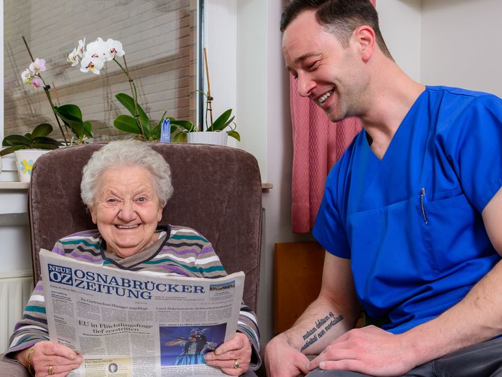 Eine enge Zusammenarbeit von Hospiz-Team und Mitarbeitern der Einrichtung kommt besonders den Bewohnern zugute.