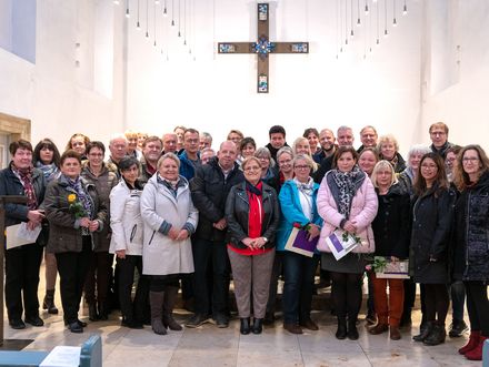 Die langjährigen Mitarbeitenden wurden mit dem silbernen und goldenen Kronenkreuz der Diakonie ausgezeichnet.